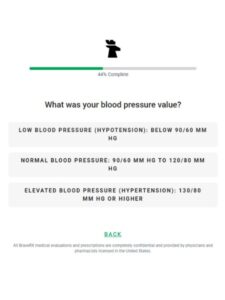 question on blood pressure during brave rx quiz