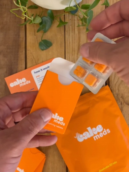 cake ed meds to go - orange creamsicle package