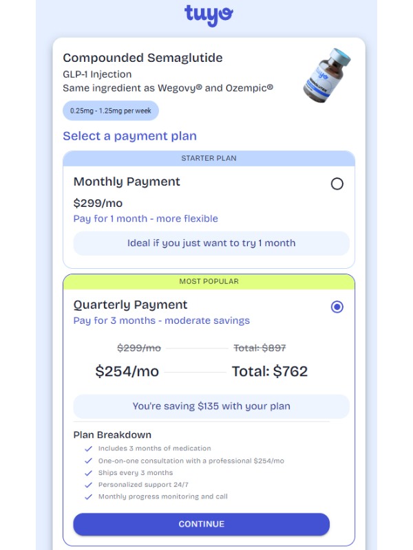 compounded semaglutide pricing