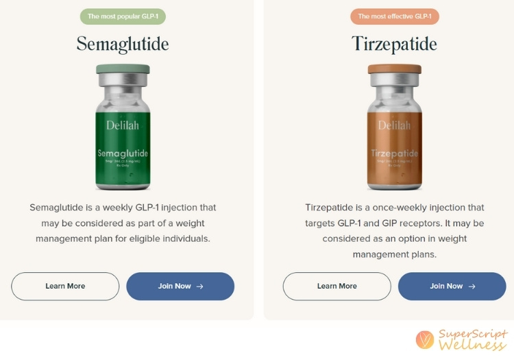 Join Delilah GLP-1 medications