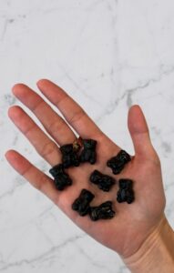 nutrops gummies in my hand