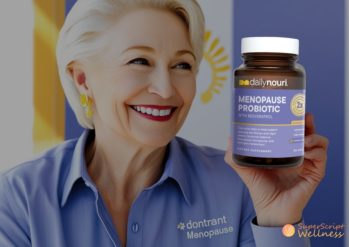 review of Nouri Daily Menopause Probiotic for my clients