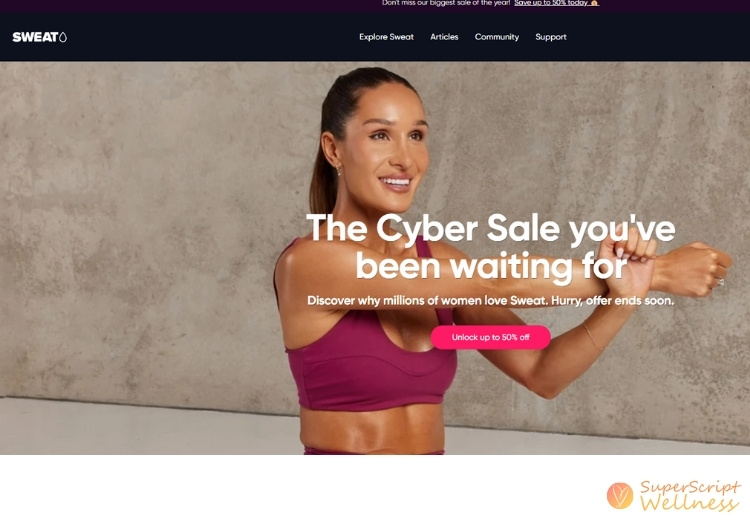 sweat app official website