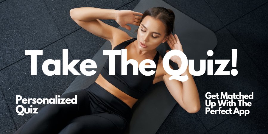 Take The Quiz - womens app for strength training quiz